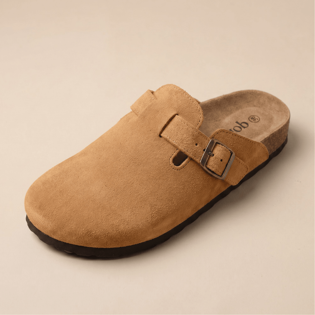 Genuine Suede Clogs by Qom