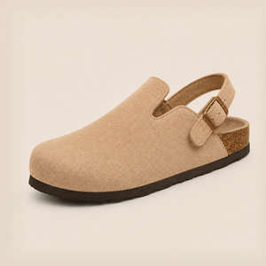 Genuine Suede Backstrap Clogs by Qom